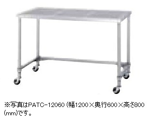 【新品/製造業者直送】シンコー パンチング御役目台(キャスター付)  PWTC-9060-U100 (召し使い三方枠 遣りかた・キャスター付) SUS430 幅900×奥ぶかさ600×高さ800(粍)
