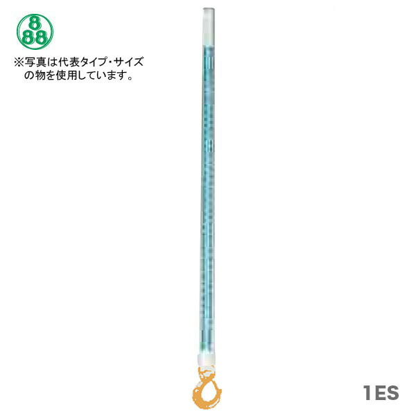 〈田村総業〉　金具付ベルトスリング　1点吊　片側フック付　1ES　巾25mm　長さ2.0m　最大使用重量0.5t