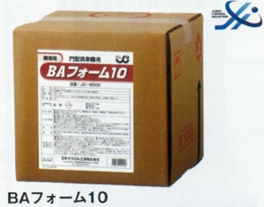 タクティ・日本ケミカル工業 洗車機用BAフォーム10（10L）JC-8505｜ジャパンオートパーツ