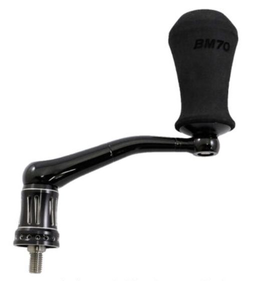スタジオオーシャンマーク カスタムハンドル 19SW14000/8000 BM70-R #ブラック/ダークシルバー(21) ステラ14000-8000 右ハンドル用