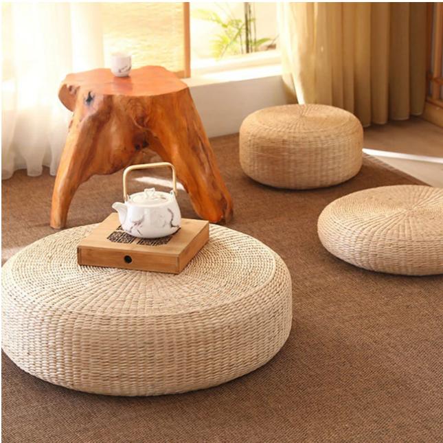 楽天市場】座布団 円座 瞑想用クッション 座蒲 わら 座禅布団 坐禅用