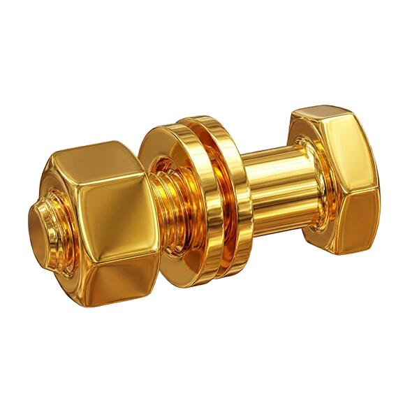 楽天市場】【上棟式用】金メッキボルト・ナット・丸ワッシャーセット