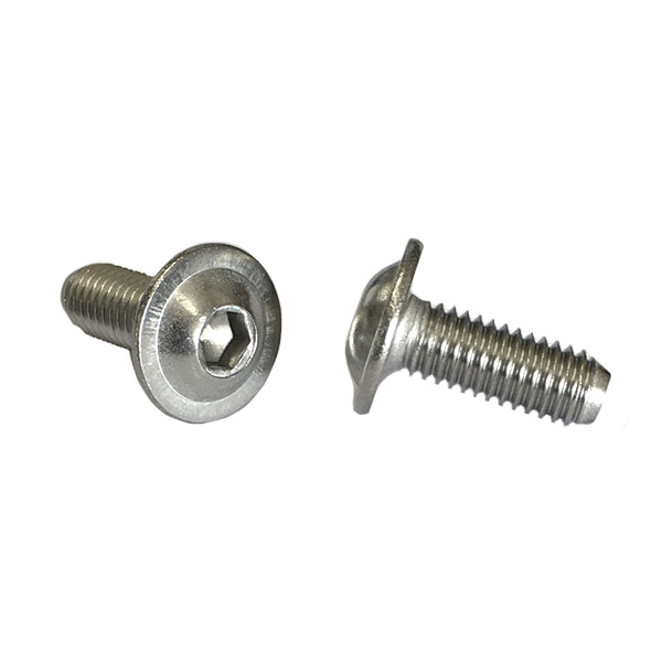 M8X16  ﾌﾗﾝｼﾞﾎﾞﾀﾝCAP 鉄(SCM435) BC(黒ｸﾛﾒｰﾄ)