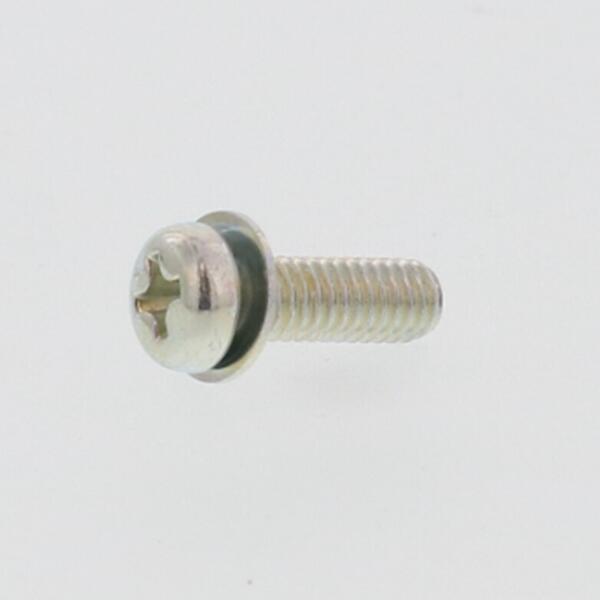 M2X18 (+)ﾅﾍﾞPK\u003d1 組み込みねじ 鉄(標準) 三価ﾎﾜｲﾄ