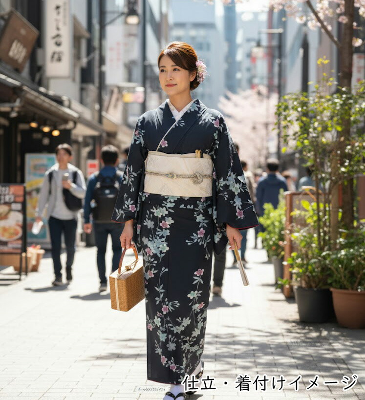 ＜ 御召しもの 羽織 レディース 袷 単衣 ＞ 洗える御召しもの 小紋 しだれ桜 黒 虚蝉購入注文 客体時期 秋・冬・春 原料品 ポリエステル 大きさ 御召しもの 1，2，3，4，5，6，7，8型, 虚蝉購入注文 羽織 1，2，3，4，5型,虚蝉購入注文 単仕立てもの 袷仕立てもの 仕立てもの継続期間原則として約1ヶ月半
