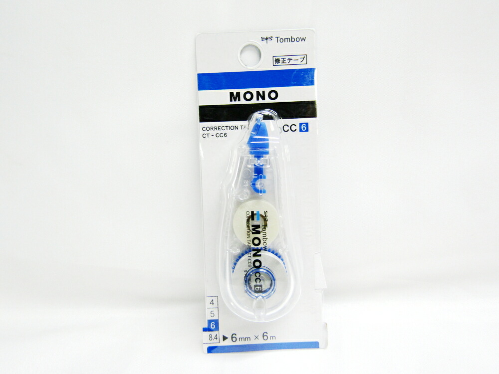 修正テープ モノCC6 CT-CC6 | 文具 文房具 オフィス用品 事務用品 日用品 ステーショナリー 業務用 就職 職場 学校 スクール 幼稚園 保育園 経理