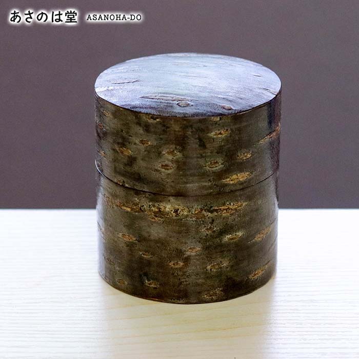 樺細工 茶筒 | 総皮茶筒 | 霜降 平 | 角館伝四郎 9,216円