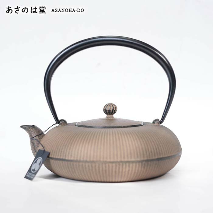 南部地方金物 鉄瓶 急須 | 立目 0.8L | ひさご色 | 及富