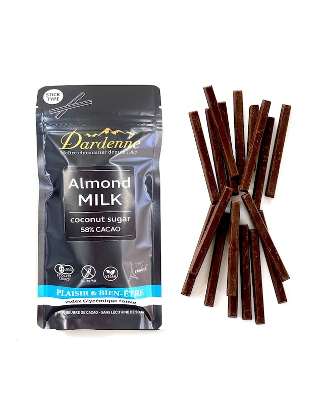 有機ココシュガーチョコレートアーモンドミルク　スティック　48g｜日本食通 7,490円