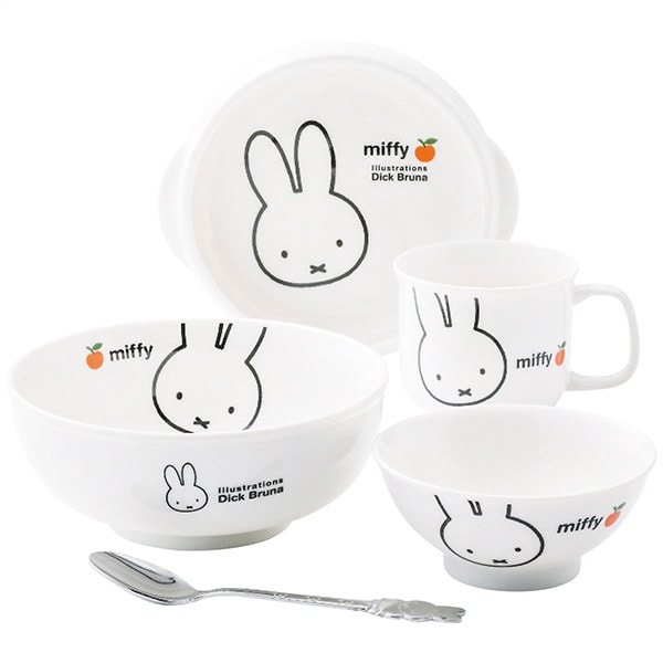 ミッフィー グッズ ベビー 食器 ギフト 子ども用食器 子供食器 アップル 5点 セット 詰め合わせ 茶碗 ボウル 皿 マグ キッズ キャラクター かわいい 内祝い お返し 出産内祝い 結婚内祝い 結婚祝い 出産祝い 引越し 挨拶 お礼 送料無料 242740