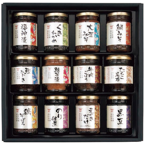佃煮 母の日 ギフト 酒悦 山海探幸 つくだ煮 瓶詰 12個 セット 詰め合わせ 海苔 鯛みそ茎わかめ 和食 惣菜 ご飯のお供 食品 グルメ 内祝い お返し 出産内祝い 結婚内祝い 結婚祝い 出産祝い 香典返し 快気祝い 引越し 挨拶 お礼 送料無料 KZ-50 母の日ギフト2026