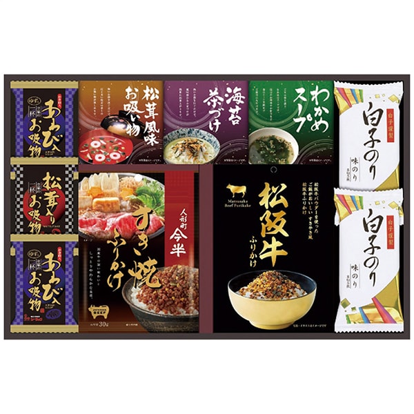 内祝い お返し 送料無料 惣菜 母の日 ギフト 和食 人形町今半 松阪牛 ふりかけ 贅沢フリーズドライ お吸い物 白子のり セット 詰め合わせ ご飯のお供 食品 出産内祝い 結婚内祝い 結婚祝い 出産祝い 香典返し 快気祝い 引越し 挨拶 お礼 SY-50 母の日ギフト2026