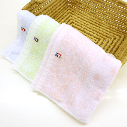 楽天市場 今治タオル フェイスタオル アウトレット 訳あり 花柄 プチフラワー 3カラー 今治 タオル のし 包装不可 ジャパンギフト