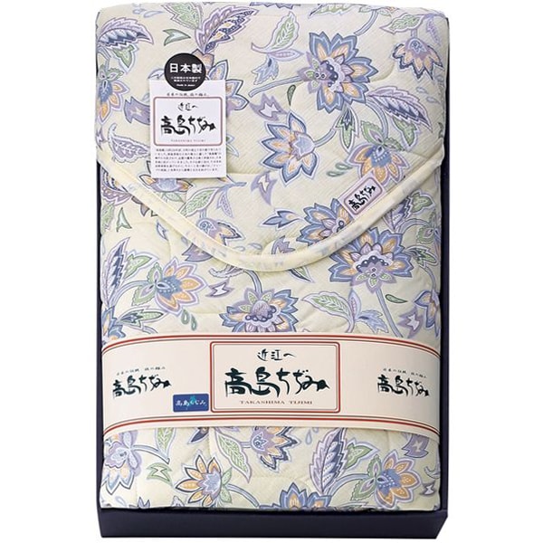 お中元 夏ギフト 寝具 シングル ギフト 敷きパッド 敷きパット 敷パット シーツ 高島ちぢみ 清涼 涼感 涼しい サラサラ 夏用 ゴム付 内祝い お返し 出産内祝い 結婚内祝い 結婚祝い 出産祝い 香典返し 快気祝い お祝い返し 引越し 挨拶 お礼 送料無料 TK0710S｜ジャパンギフト