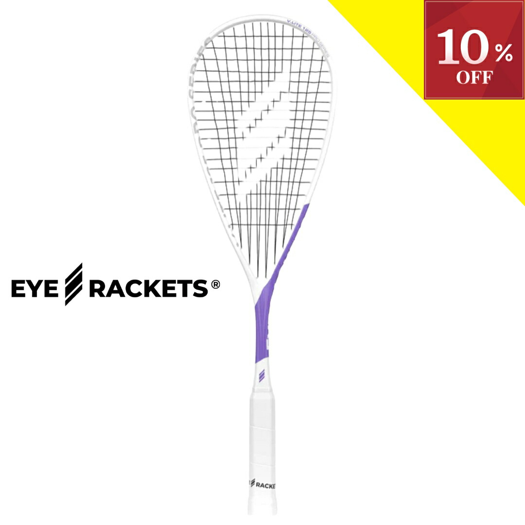 ＼SALE執り行なう中／【10%OFFクーポン券客体】▼～6/15 1:59 カボチャ櫂 EyeRackets V.LITE 115 2025 Model アイラケット Xともし火115  White Purple カボチャ 櫂