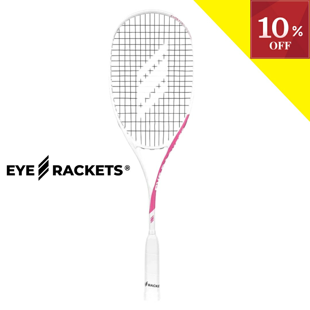 ＼SALE執り行なう中／【10%OFFクーポン券客体】▼～6/15 1:59 カボチャ櫂 EyeRackets V.LITE 110 2025 Model アイラケット Xともし火110 White Pink カボチャ 櫂