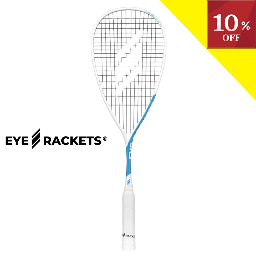 ＼SALE執り行なう中／【10%OFFクーポン券客体】▼～6/15 1:59 カボチャ櫂 EyeRackets V.LITE 120 2025 Model アイラケット Xともし火120 White Blue カボチャ 櫂