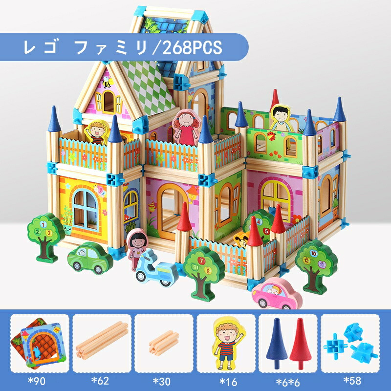 手あそび知育手あそび立ちはだかる御坊っちゃんうしろ帯おうち第四次元レゴファミリ今めかしい構築物組み立てる余暇活動ひな形差し上げ物差し上げ物生まれ落ちる日クリスマス268pcs