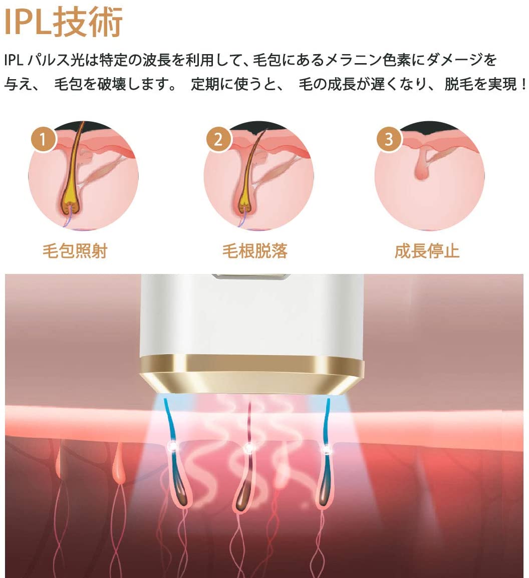 エンジョイサマー 300円クーポン P5倍 光美容器 レーザー 99万回照射 Ipl光脱毛器 脱毛器 永久脱毛