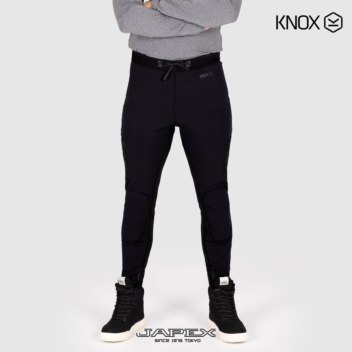 【正規総代理店】ノックス ユニセックス アクションプロ パンツ マーク2 ブラック / KNOX バイク インナー プロテクター ツーリング ライディング