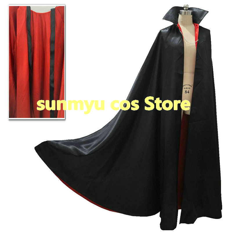 2層サテンマント　おもいっきり探偵団 覇悪怒組 魔天郎 コスプレ衣装 色変更自由　ハロウィン　オーダーメイド　オーダーサイズ画像