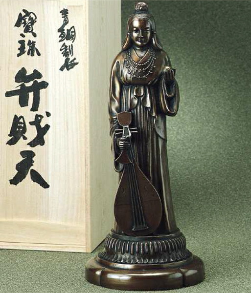 楽天市場 受注生産 七福神の琵琶弁財天座像 弁才天 財宝神 裸体弁天 妙音弁財天 裸弁財天 検索 恵比寿 大黒天 毘沙門天 福禄寿 布袋 吉祥天 天然木仏師手彫り 伽羅沈香 陶磁器 美術品の佳月院
