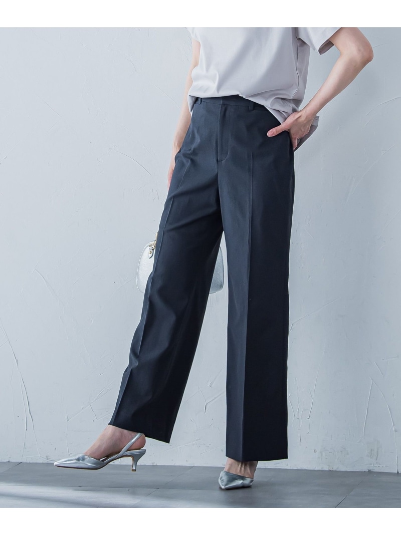 【SALE／40%OFF】シェルタリングドライオックスワイドパンツ≪洗濯機で洗える≫ LAUTREAMONT ロートレアモン パンツ その他のパンツ ベージュ ブラック ホワイト【RBA_E】【送料無料】[ Fashion]｜JAVA ONLINE