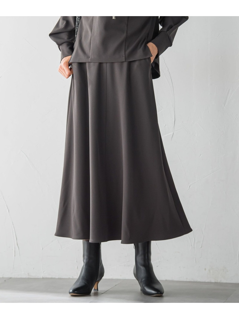 【SALE／30%OFF】プロシェルジョーゼット フレアスカート ≪セットアップ対応/洗濯機で洗える≫ LAUTREAMONT ロートレアモン スカート その他のスカート ブラック グレー ホワイト【RBA_E】【送料無料】[ Fashion]｜JAVA ONLINE