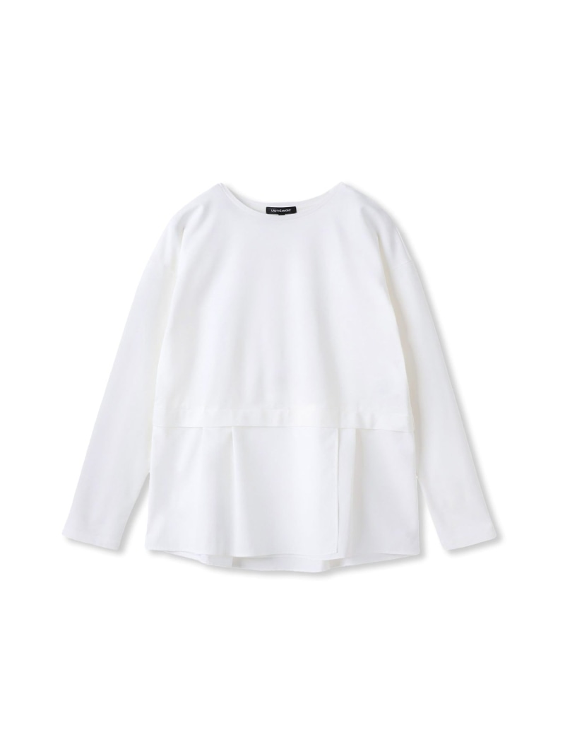 布帛切替カットソー LAUTREAMONT ロートレアモン トップス カットソー・Tシャツ ホワイト【送料無料】[ Fashion]