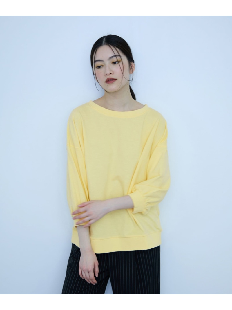 【着回し抜群】マルチネックスウェット VICKY ビッキー トップス カットソー・Tシャツ グレー ホワイト イエロー ブルー ネイビー【送料無料】[ Fashion]