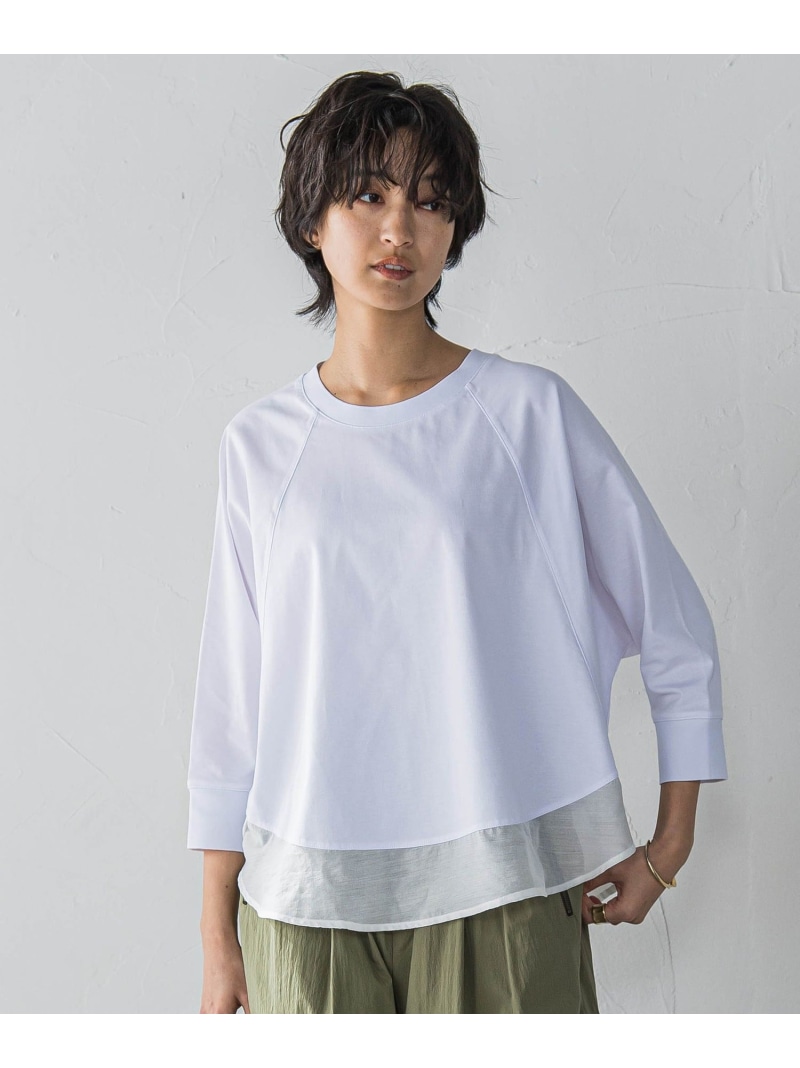 Viaggio Blu / ビアッジョブルー シアースリーブカットソー≪手洗い可能≫ セール 30%OFF】ビアッジョブルー Viaggio Blu シアースリーブ