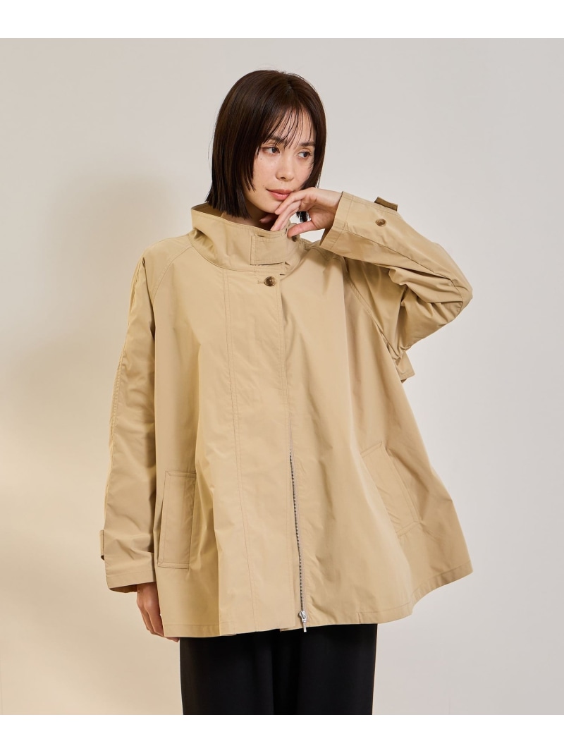 撥水・花粉シールドテントラインミドルコート ketty ケティ ジャケット・アウター その他のジャケット・アウター ベージュ ブラック【送料無料】[ Fashion]