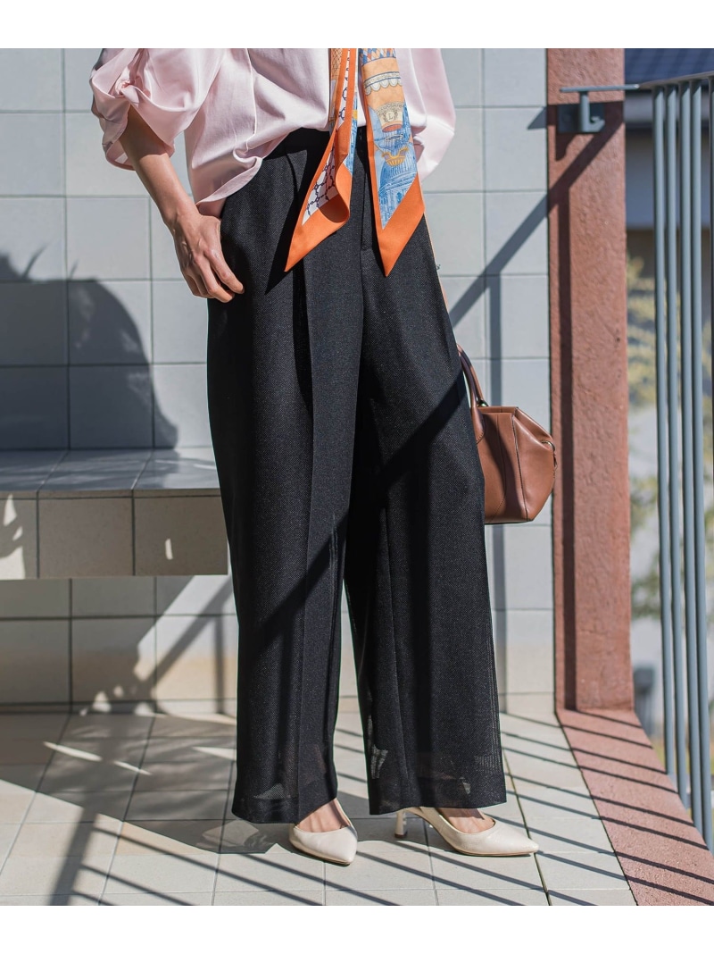 【SALE／20%OFF】【WEB&一部店舗限定】シャンブレーカラミパンツ LAUTREAMONT ロートレアモン パンツ その他のパンツ ブラック ベージュ【RBA_E】【送料無料】[ Fashion]｜JAVA ONLINE