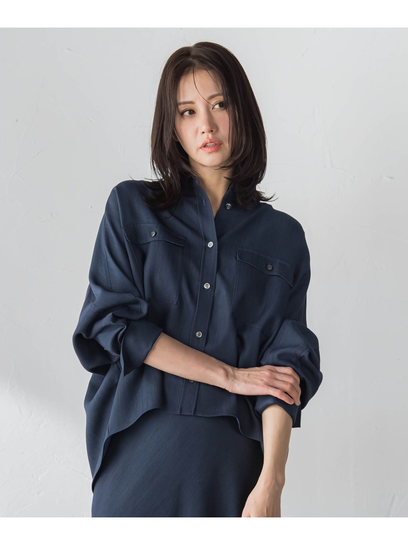 Beauty Denimブラウス LAUTREAMONT ロートレアモン トップス シャツ・ブラウス ネイビー ベージュ【送料無料】[ Fashion]