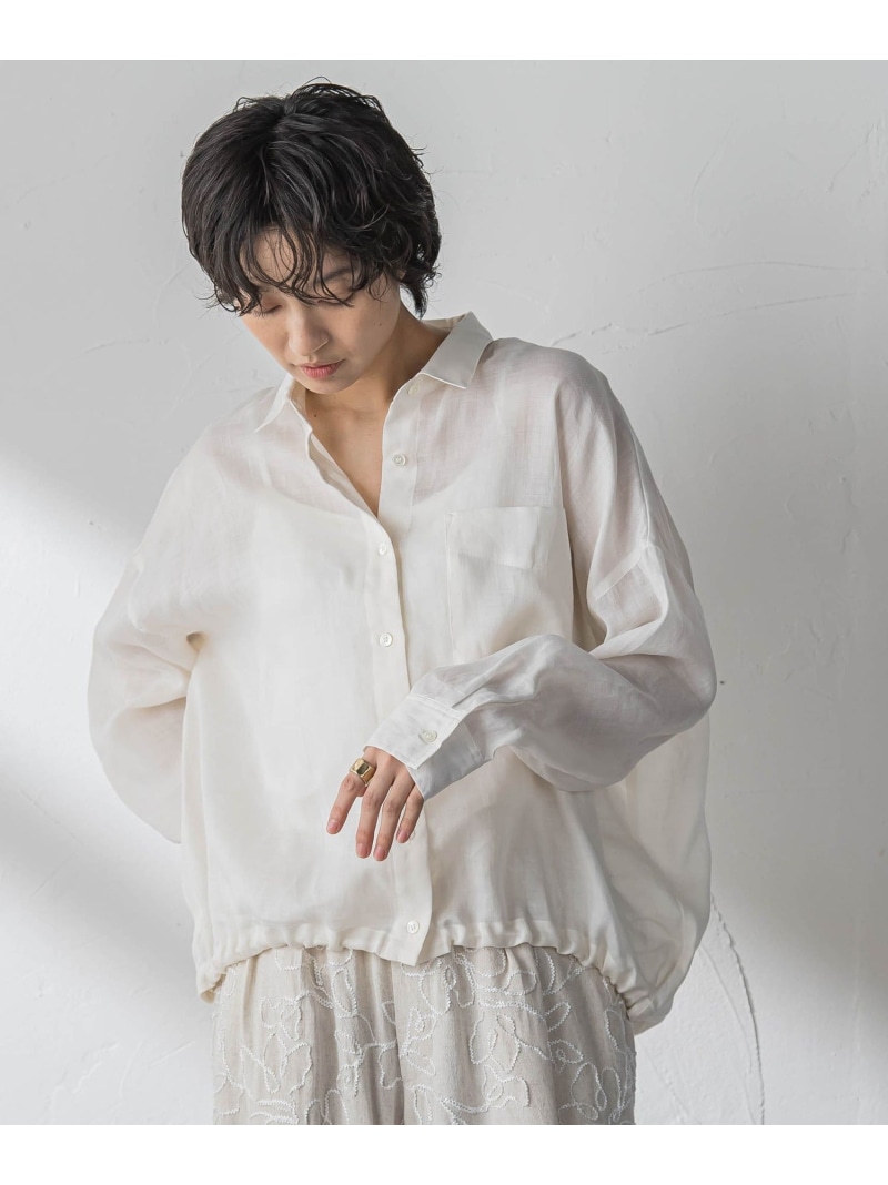 ラスターラミーカルゼバックドロストヘムシャツ MAYSON GREY メイソングレイ トップス シャツ・ブラウス ブルー オレンジ ブラウン ホワイト【送料無料】[ Fashion]