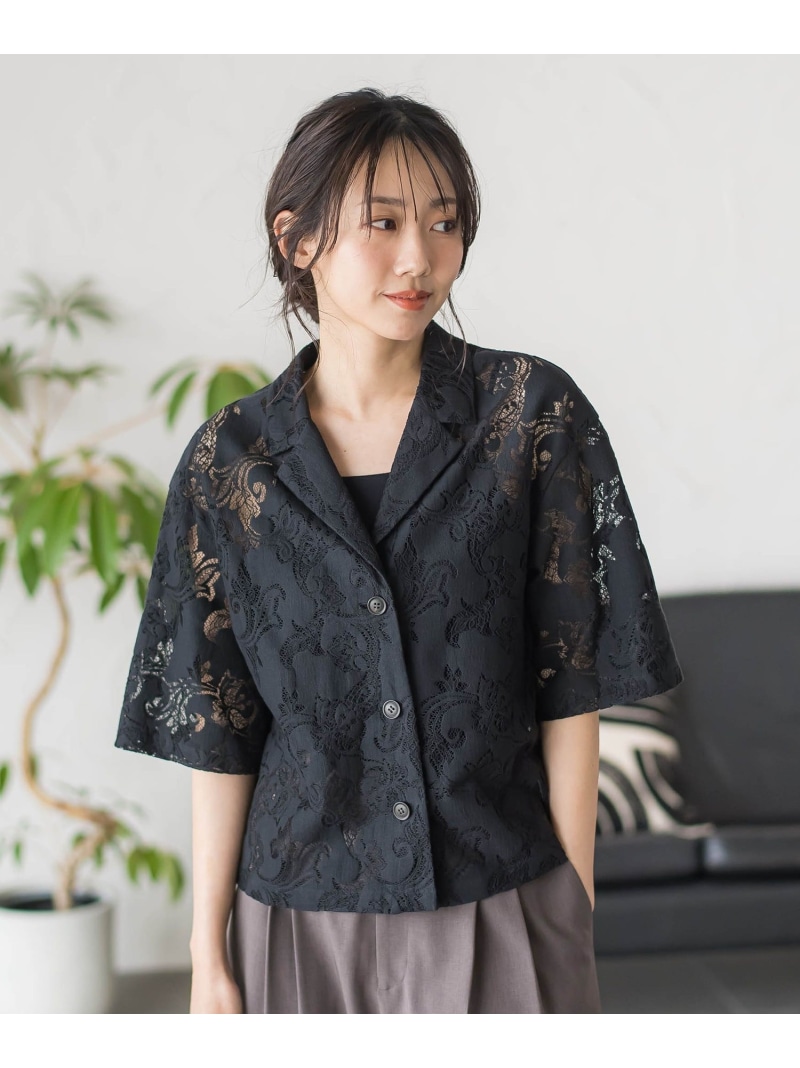 【SALE／30%OFF】PAISLEY COTTON LACEブラウス Droite lautreamont ドロワット・ロートレアモン トップス シャツ・ブラウス ホワイト ブラック【RBA_E】【送料無料】[ Fashion]｜JAVA ONLINE