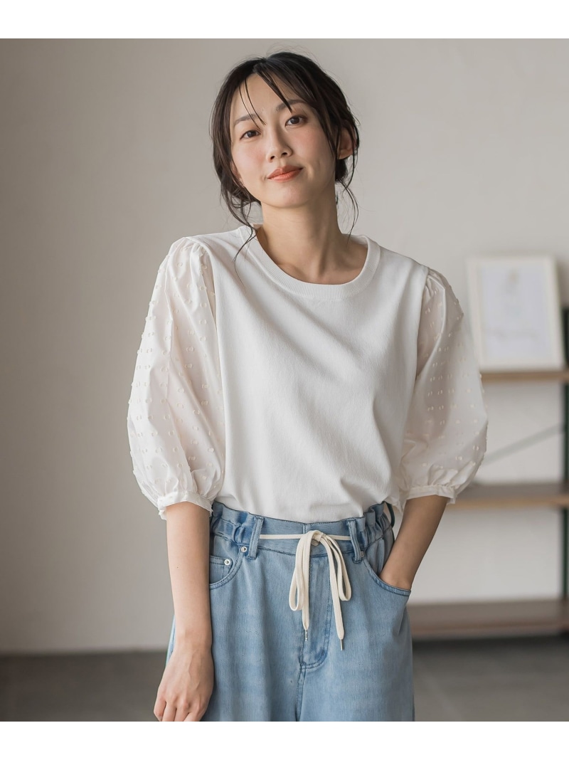 【SALE／30%OFF】キャンディードットニット Droite lautreamont ドロワット・ロートレアモン トップス ニット ホワイト ブラック【RBA_E】【送料無料】[ Fashion]｜JAVA ONLINE