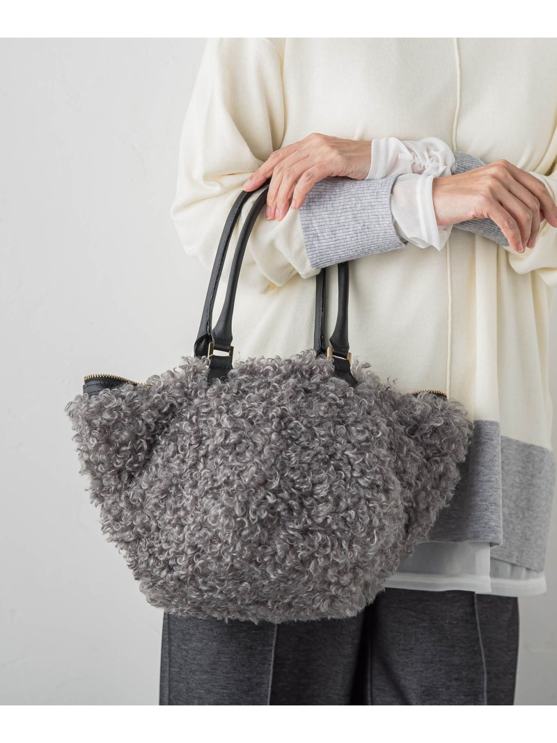 【SALE／30%OFF】【VIOLAdORO】ふんわりもこもこバッグ la.f... ラ・エフ バッグ その他のバッグ ブラウン【RBA_E】【送料無料】[ Fashion]