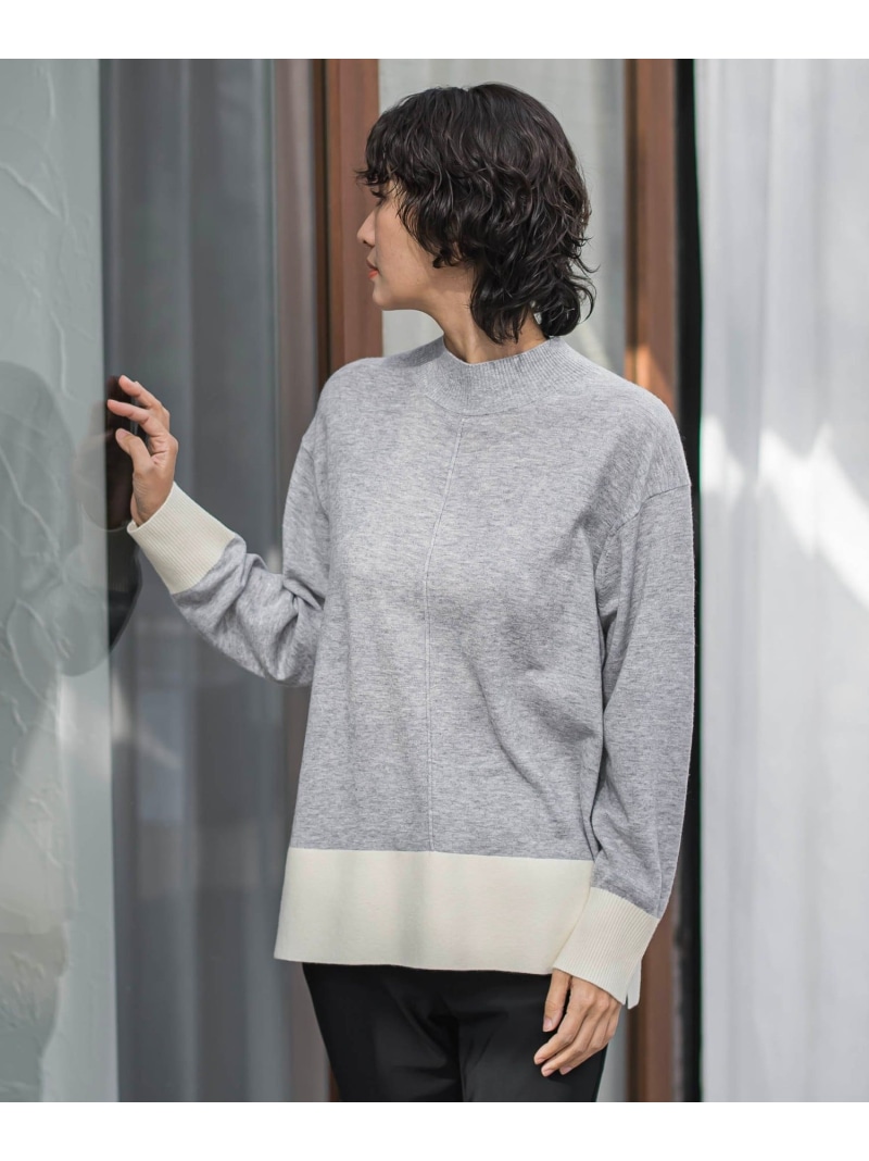【SALE／40%OFF】【大きいサイズ/新色追加】ファインウールハイネックニット la.f... ラ・エフ トップス ニット ベージュ レッド イエロー ピンク グレー ホワイト ブルー【RBA_E】【送料無料】[ Fashion]｜JAVA ONLINE