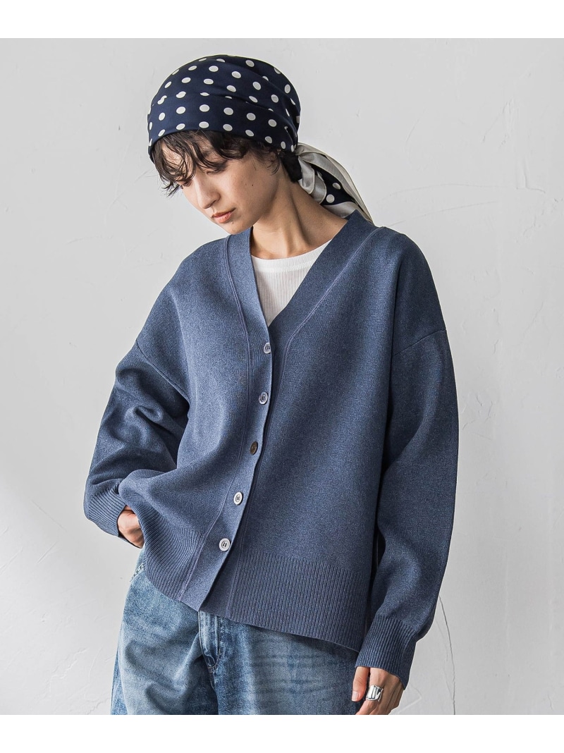 【SALE／20%OFF】スポンディッシュVネックニットカーディガン≪洗濯機で洗える≫ MAYSON GREY メイソングレイ トップス カーディガン ネイビー イエロー ベージュ【RBA_E】【送料無料】[ Fashion]