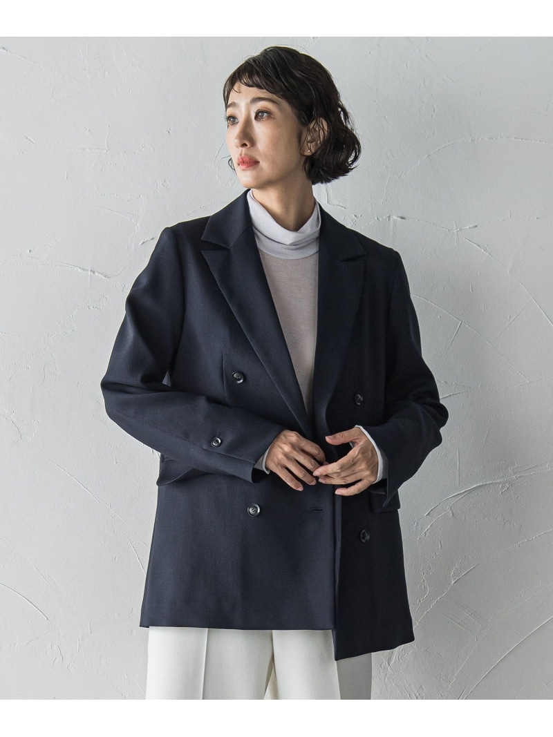 【SALE／30%OFF】ドライシャークストレッチジャケット≪室内用便器能力のある≫ la.f... ラ・エフ ジャケット・アウター テーラードジャケット・ブレザー 米国海軍 ベージュ【RBA_E】【貨物輸送無料】[ Fashion]