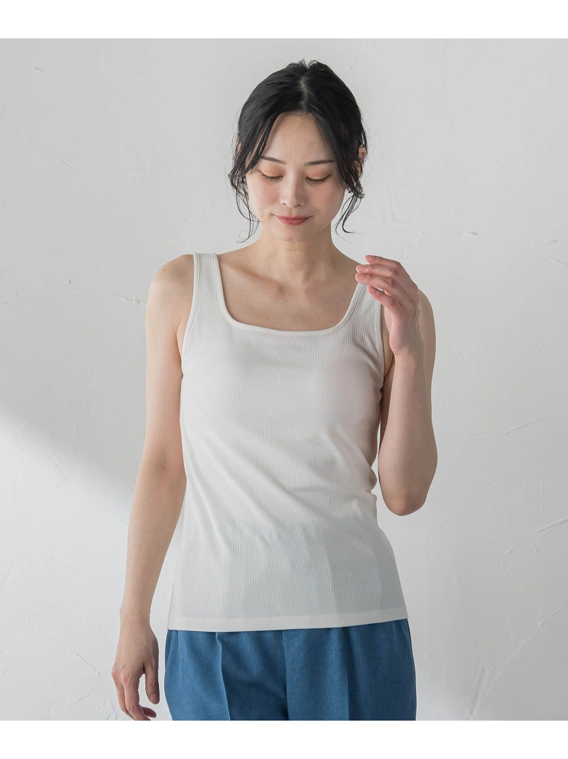 コットンカップ付きインナー LAUTREAMONT ロートレアモン トップス キャミソール ホワイト ブラウン ブラック【送料無料】[ Fashion]