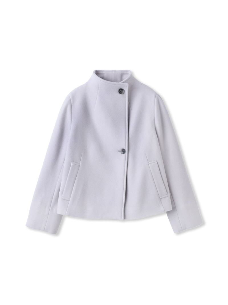 【SALE／20%OFF】ラムウールスタンドカラーコート LAUTREAMONT DE CLASSE ロートレアモン ジャケット・アウター 余分の物のジャケット・アウター 黒いこと【RBA_E】【貨物輸送無料】[ Fashion]