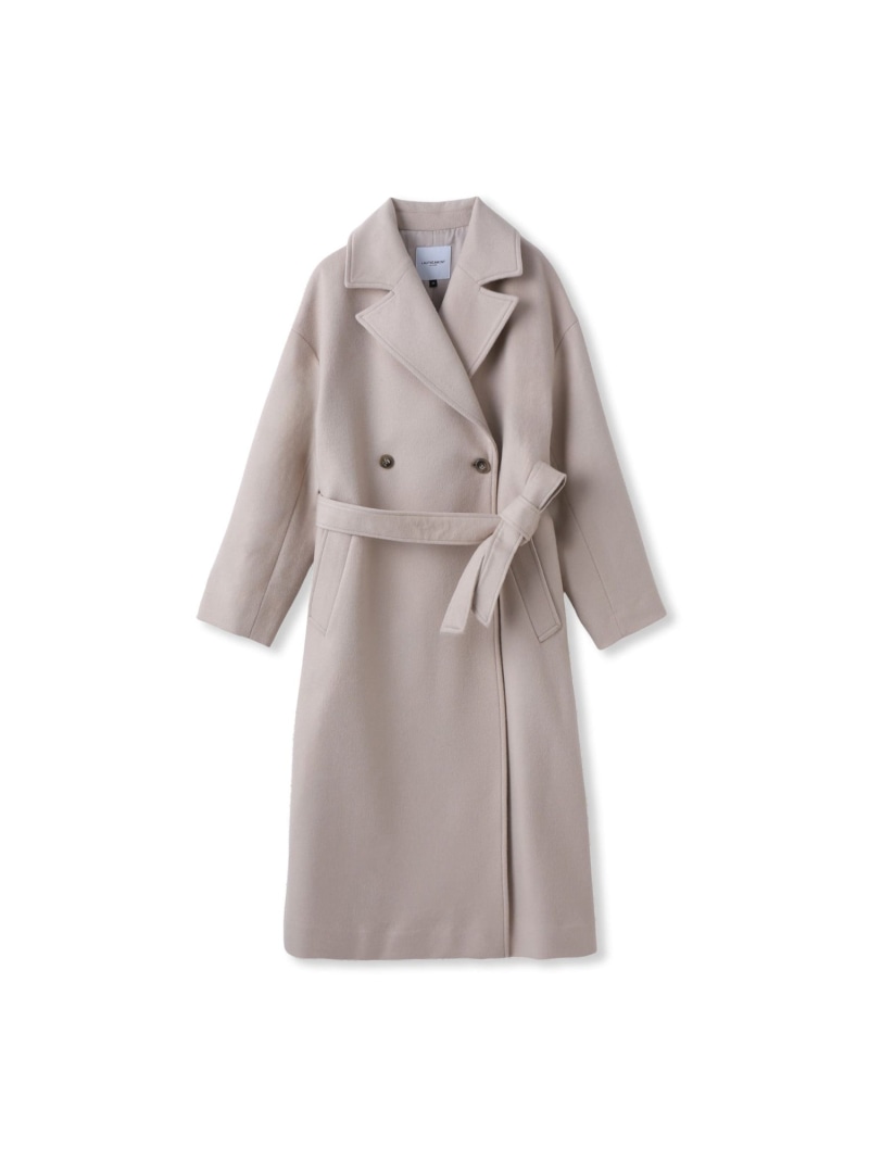 【SALE／20%OFF】ウールカシミヤビーバーコート LAUTREAMONT DE CLASSE ロートレアモン ジャケット・アウター その他のジャケット・アウター ベージュ ブラック【RBA_E】【送料無料】[ Fashion]