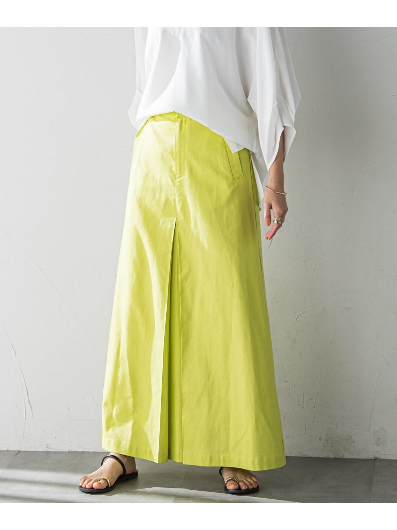 【SALE／40%OFF】ボックスタックロングスカート≪手洗い可能≫ MAYSON GREY メイソングレイ スカート その他のスカート ベージュ ブラウン グリーン【RBA_E】【送料無料】[ Fashion]｜JAVA ONLINE