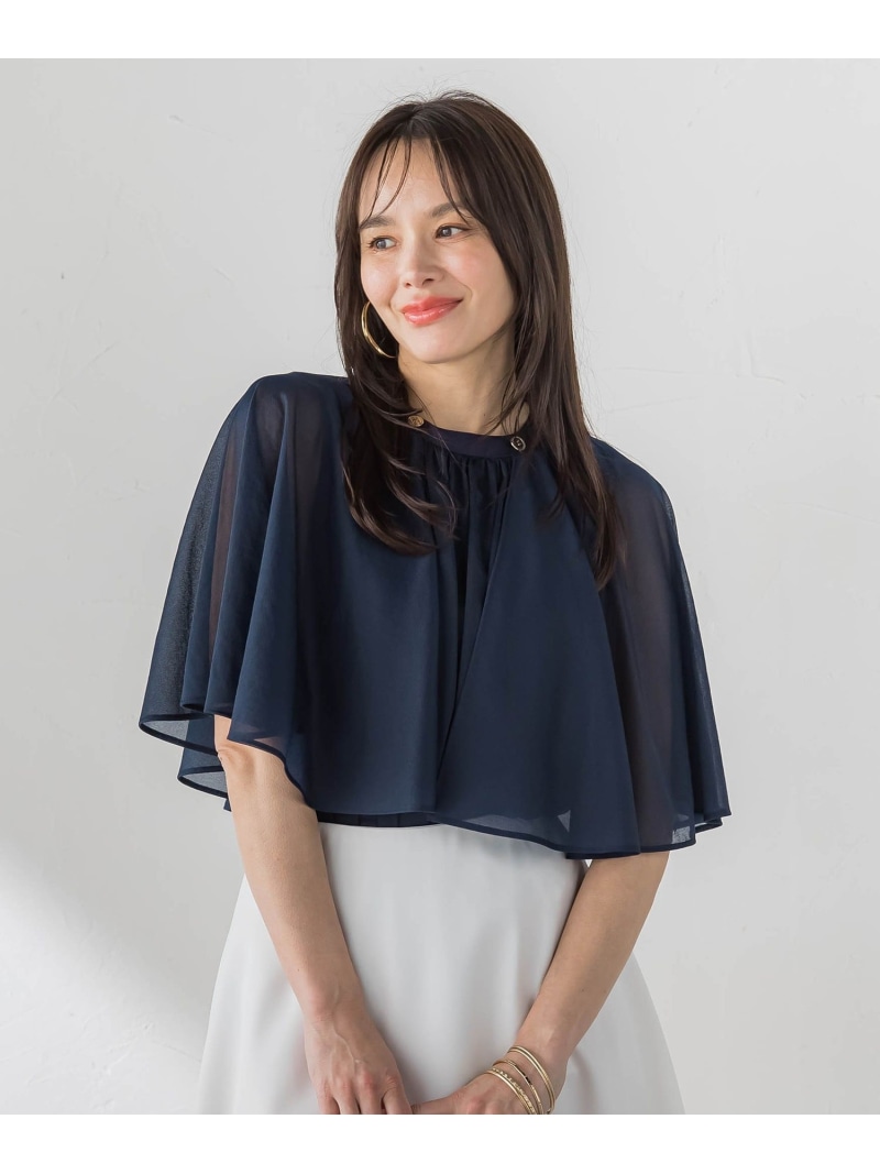 【SALE／20%OFF】トリコットシフォンカットソー Viaggio Blu ビアッジョブルー トップス カットソー・Tシャツ ブルー ホワイト ベージュ ネイビー【RBA_E】【送料無料】[ Fashion]｜JAVA ONLINE
