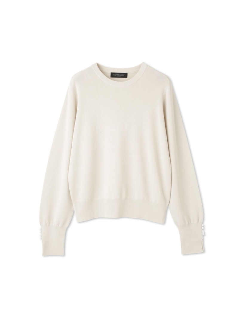 【SALE／30%OFF】ドルマンスリーブプルオーバー≪手洗い可能≫ LAUTREAMONT DE CLASSE ロートレアモン トップス ニット ネイビー ホワイト グリーン ピンク【RBA_E】【送料無料】[ Fashion]