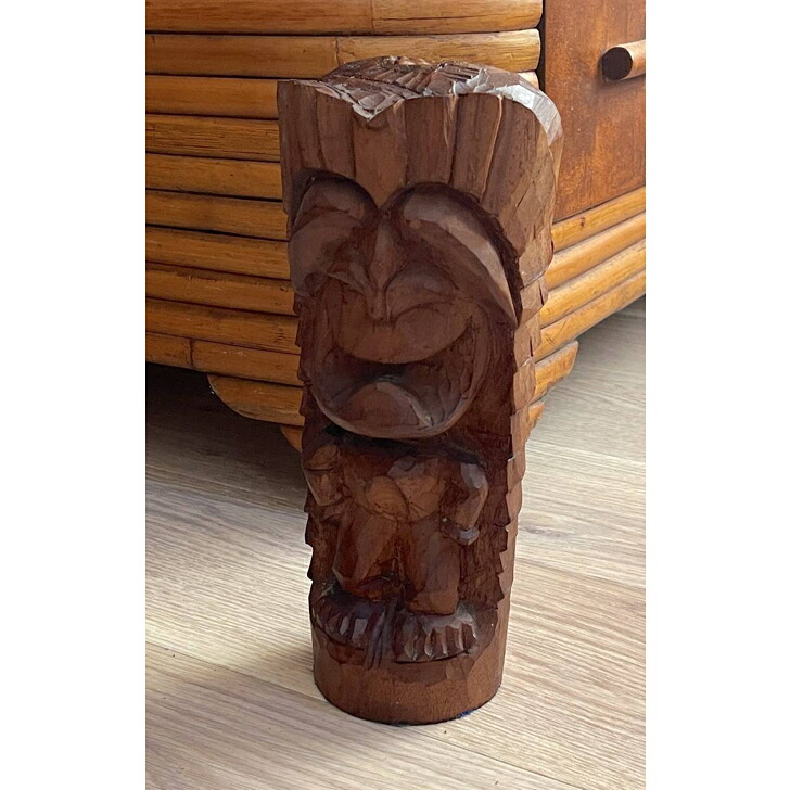 【中古】1950s Vintage Hawaiian TIKI KOA Carving from Big Islandsビンテージ ハワイアン｜JayHawaiianMusic