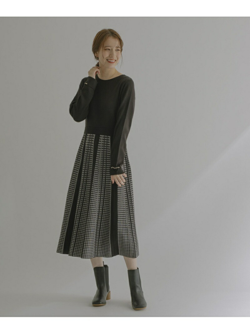 W タイムテーブル検する身形 ニットガウン Jayro ジャイロ ワンピース ニットワンピース 貨物輸送無料 Rakuten Fashion Musiciantuts Com