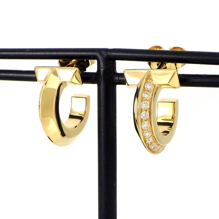 ティファニー K18YG ダイヤモンド ドッツ ピアス 片耳用 5037 TIFFANY&Co. ティファニー ドッツ ダイヤモンド ピアス K18